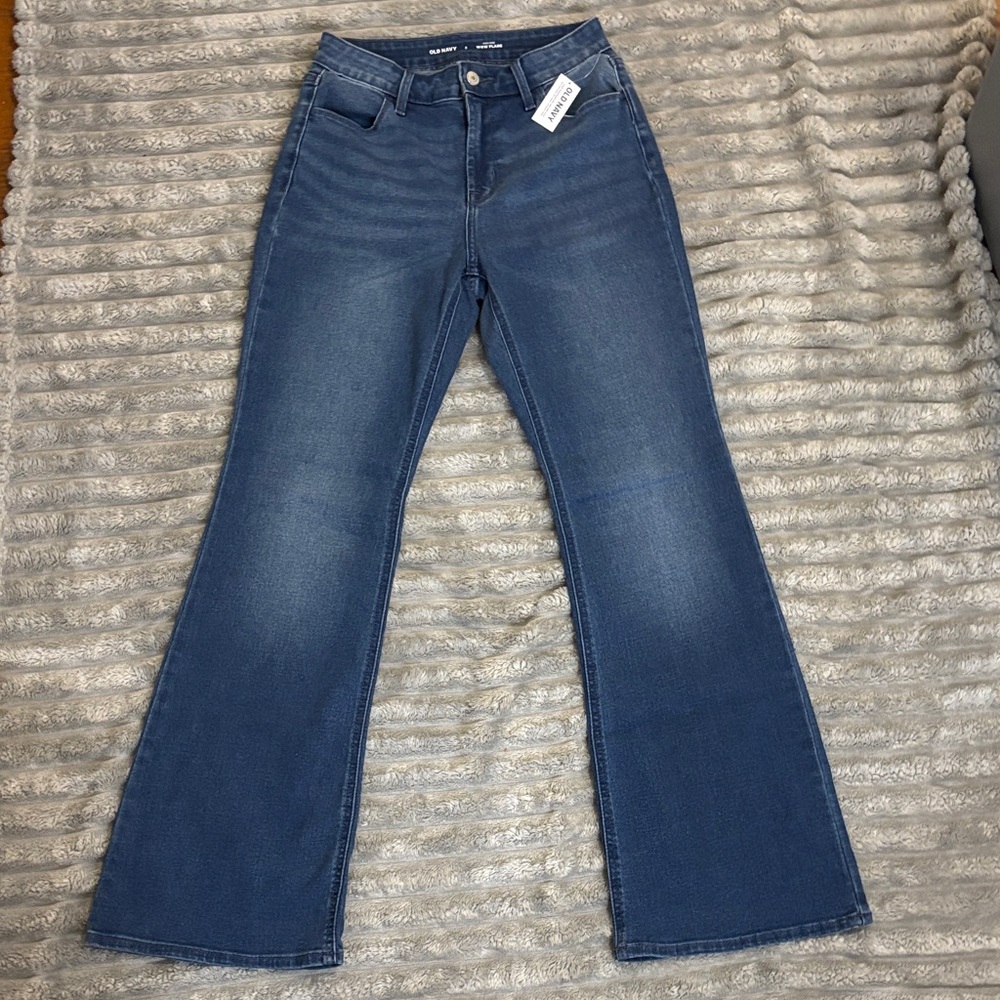 Old Navy Dark Blue Flare Women's Jeans